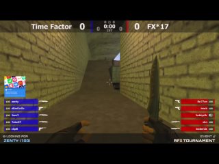 Финал турнира по CS 1.6 от проекта ““RFX Tournament““ [Time Factor -vs- FX*17] 2map @kn1feTV