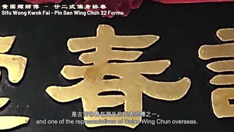 Sifu Wong Kwok Fai Pin San Wing Chun 22