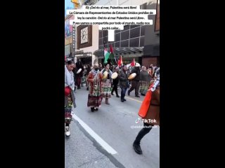 Hace 15 horas aproximadamente, el gobierno de EEUU acaba de prohibir esta canción, junto a la frase “Palestina Libre desde el Rí