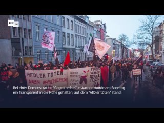 AfDler tten Demo gegen Rechts in Aachen (NRW)  nach Strafanzeige ermittelt nun die Staatsanwaltschaft