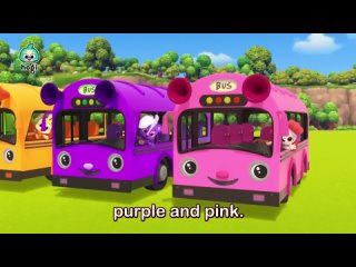 Travel with Color Bus   Back to School!   Sing Along with Hogi   Nursery Rhymes   Pinkfong  Hogi