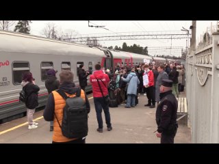 ВИДЕО. Детей из Белгорода приняли в Вырице