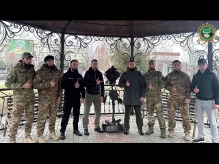 Наш дорогой БРАТ Амрудди Понтаев вместе с соратниками из зоны проведения СВО привез ценный подарок для Главы Чеченской Республик