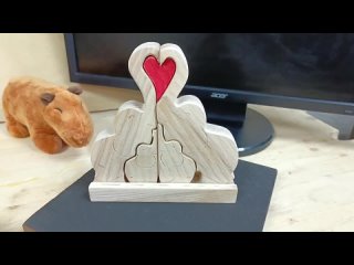Видео от Подарки из дерева Деревяшки-Обнимашки