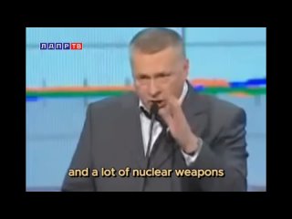 Пророческое выступление Вл. Жириновского на украинском ТВ в 2006 г распространяется в англ. сегменте.