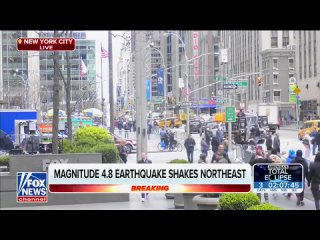☝️☢️🗣 - 🇺🇸В Нью-Джерси произошло землетрясение магнитудой 4,8.
