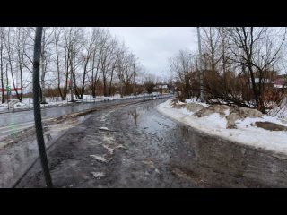 Прогулка по Архангельску. Соломбала. Адмирала Кузнецова. Полярная. Партизан. Советская. Всё затопило.