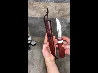 Нож якутского типа с фрезерованным долом