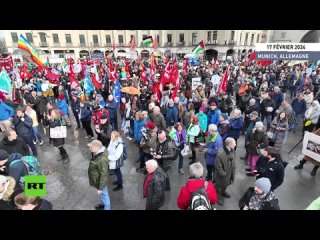 🇩🇪  Allemagne : manifestation massive contre l’OTAN à Munich