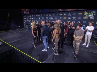 holly holm vs kayla harrison - ufc 300 ceremonial weigh-in