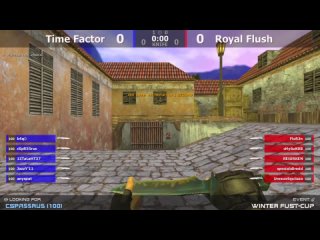 Грандфинал турнира по CS 1.6 от проекта ““ViaTeam““ [Time Factor -vs- Royal Flush] @kn1feTV