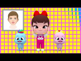 Color train   Head Shoulders Knees And Toes    Nursery Rhymes  Kids Songs   Kindergarten