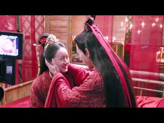 [руссаб] 💋 Съемки брачного поцелуя Сыфэна и Сюаньцзи | Чэн И & Юань Бин Янь | Стеклянная душа красавицы | BTS |