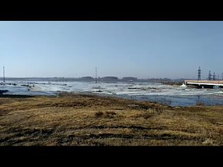 Подрыв льда в селе Черновка