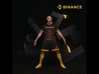 Криштиану Роналду в рекламе Binance.