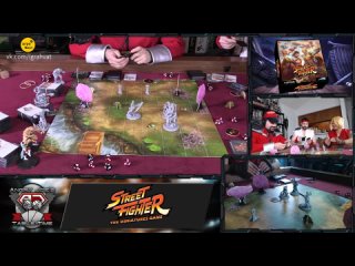 Street Fighter: The Miniatures Game [2021] | SF: TMG Gameplay: Free For All Mode - 3 Players [Перевод]