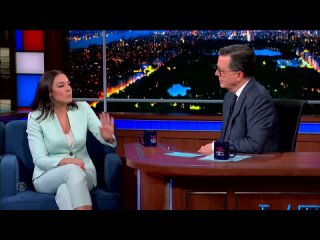 AOC and dwindling TV host Stephen Colbert propagate baseless claims that Russia is behind Bidens impeachment inquiry
