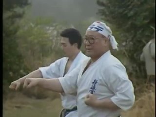 Масутацу Ояма и Шокей Мацуи (видеоремастер 2014 г. к 50-летию киокушинкай)
