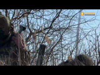 Российские военнослужащие уничтожили вражеский миномет на правом берегу Днепра