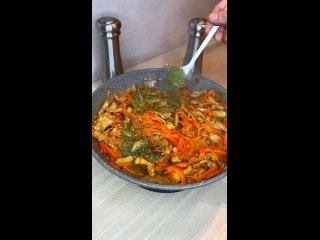 ФУНЧОЗА С КУРИЦЕЙ И ОВОЩАМИ ПО-ДОМАШНЕМУ