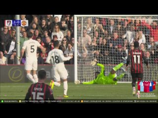Гол: Доминик Соланке | Борнмут 1:0 Манчестер Юнайтед