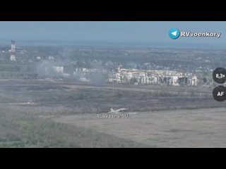 Bombas areas rusas FAB destruyen posiciones de las Fuerzas Armadas de Ucrania en Chasov Yar