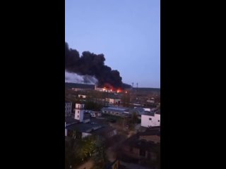 ️В результате прилета в Трипольской ТЭС в Киевской области начался пожар