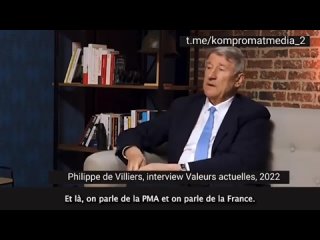 Philippe de Villiers raconte un dîner avec Macron.