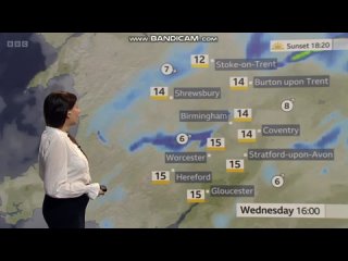 Shefali Oza BBC ONE Midlands Today weather March 20th 2024 HD