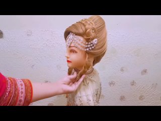 A-J Beauty Parlour- - Bridal hairstyle for long hair l bridesmaid hair style girl for wedding hairdos l kashees hair sty