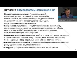 Психиатр Мартынихин И.А. Общая психопатология патология мышления, памяти и интеллекта