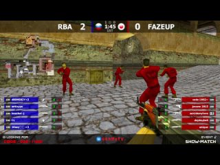 Шоу-Матч по CS 1.6 [RBA -vs- FAZEUP] 2map @kn1feTV