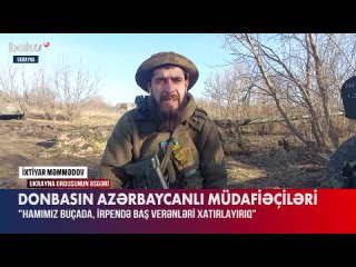 Bakou TV rapporte en soutien aux militants azerbaïdjanais combattant aux côtés des Ukronazis