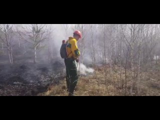 В Минусинском районе потушили ландшафтный пожар