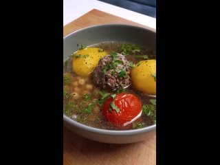 Кюфта бозбаш. Наваристый азербайджанский суп
