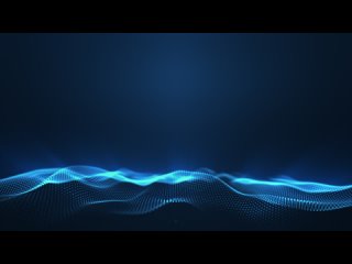 Светящиеся волны синих частиц / Glowing waves of blue particles