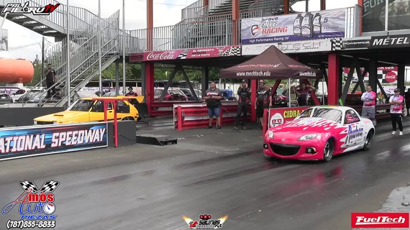 Andrea DESTRUYE el Record Mundial para un 13b All MOTOR 7.77 @170mph   Salinas S