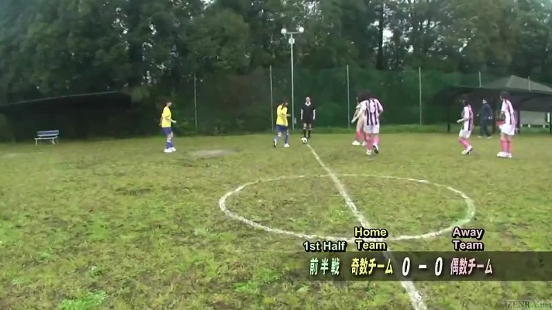 Subtitled ENF CMNF Japanese nudist soccer