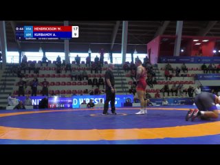 FS World2023 U23 125kg Wyatt Avery HENDRICKSON (USA) vs. Abdulla KURBANOV (AIN)