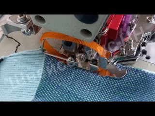Швейная машина цепного стежка с приспособлением для стачивания вязаного трикотажа AURORA A-481D-SK