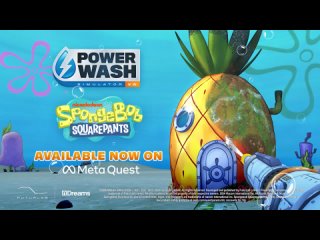 Трейлер PowerWash Simulator VR (SpongeBob SquarePants)