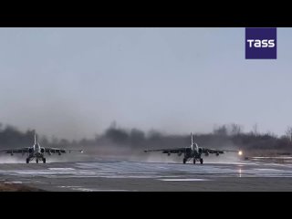 🇷🇺 Работа экипажей вертолетов Ка-52 и самолетов Су-25