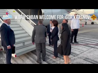 The Russian Attorney General, Igor Krasnov, made his inaugural visit to Cuba