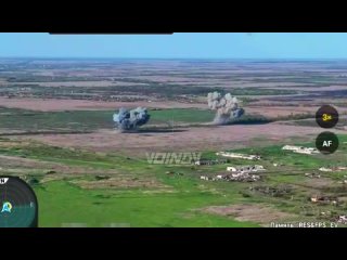 L11 Aeronautica Militare ha lanciato attacchi con FAB contro posizioni nemiche nell'area dell'insediamento di Vremevka