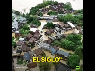 Fuertes lluvias causan inundaciones “únicas en un siglo” en el sur de China
