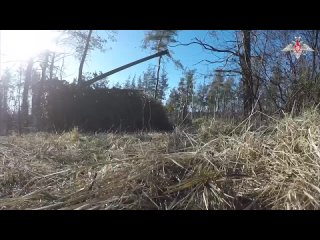 Расчет самоходной пушки Гиацинт-С уничтожил взводный опорный пункт ВСУ на Авдеевском направлении