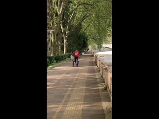 Много лет встречаю на набережной реки Сочи этого немолодого мужчину на трехколёсном велосипедеМедленно, сосредоточенно крутит