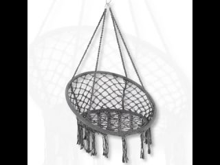 Металлические кольца (обручи) 70 и 90 см чёрного цвета для плетения подвесного кресла, качелей.