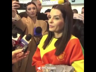 Полное видео комментария Евгении Гуцул СМИ после возвращения из России в Молдавию