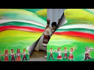 Коллектив“Улыбка“, Болгарский танец-игра-“Солнечный день“хореография, детский сад.